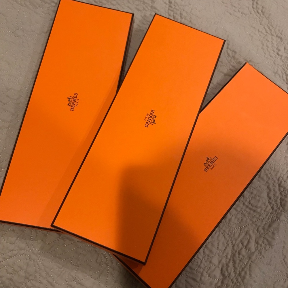 Hermes tie boxes